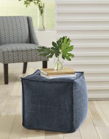 Ashley Furniture Moriah Pouf A1000797 Navy