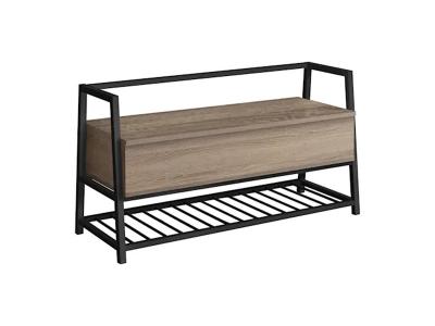 Monarch Cara Bench in Dark Taupe - Cara Bench (Dark Taupe)