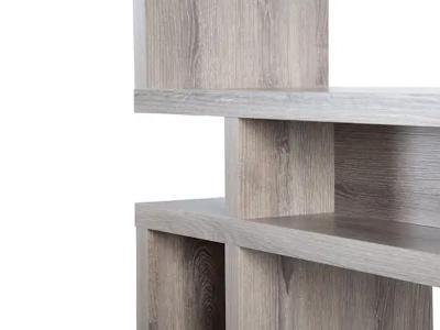 Monarch Mod Bookcase in Dark Taupe - Mod Bookcase (Dark Taupe)