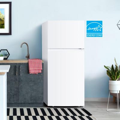 28" Danby 18 Cu. Ft. Top Mount Refrigerator in White - DFF176B1WDB