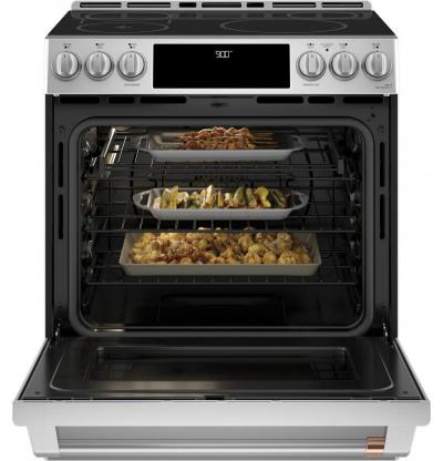 30" Café Slide-In Induction & Convection Range - CHS90XP2MS1