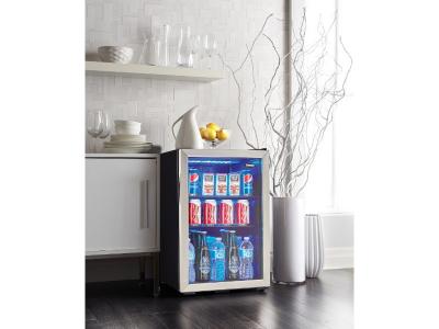 18" Danby 2.6 Cu. Ft. Free-Standing Beverage Center in Stainless Steel - DBC026A1BSSDB