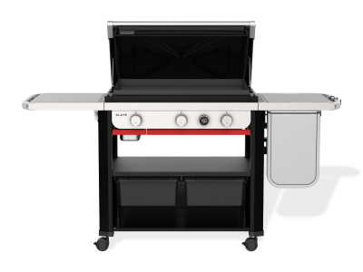 Weber Slate 30" Rust-Resistant Griddle with Extendable Side Table in Liquid Propane - 1500013