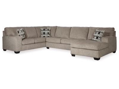 Signature Design by Ashley® Ballinasloe 3-Piece Sectional with Chaise - 80702S2