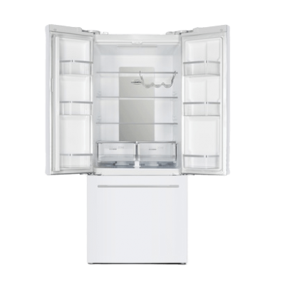 30" Marathon 18 cu.ft. White French Door Bottom Mount Frost Free Refrigerator - MFF180WFD-1